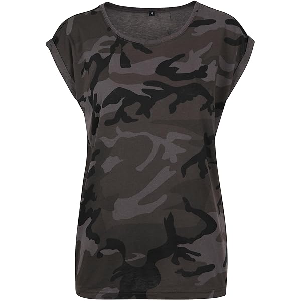 Damen Blusenshirt Sommer - Ärmelloses Bauchfrei Top Mit Camouflage Print