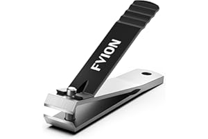 FVION Duże proste ostrze obcinacz do grubych paznokci u stóp - profesjonalny obcinacz do paznokci ze stali nierdzewnej - mocny gruby obcinacz do paznokci dla seniorów, mężczyzn i kobiet