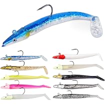 Soft Plastic Fishing Lure Set - 4pcs 3.6 Inch Hulk Swimbaits With Paddle Tails For Saltwater & Freshwater - View #4