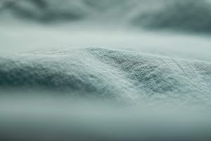 L1NK STUDIO Plain Flat Sheet for Bed 105 cm (210 x 280 cm) 100% Cotton (Percale 200 Threads) Menta