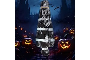 KOMEIYL Cadavere Halloween, Oggetti Scena Vittime Morte Spaventosi, Sacchetto Cadavere Finto Spaventoso, Gonfiabili Cadavere Appeso Halloween pour Decorazioni Feste Tema Halloween