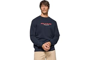 Polo Club Sudadera Hombre Básica 100% Algodón Sin Capucha - Sweatshirt Men