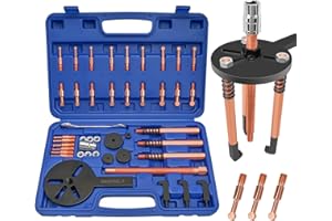 SEEKSELF Ensemble d'Extracteur de Roulement 36 en 1, Kit de Séparateur d'Extracteur de Roulement Intérieur, Outil de Démontage de Roulement, Extracteur d'Engrenage, Bleu