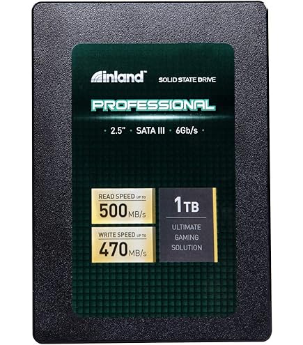 Inland Professional 512GB SSD 3D TLC NAND SATA III 6Gb/s 2.5
