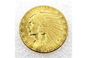 LKTingBax 1910 Liberty Five-Dols US Eagle Coin - Pièce commémorative américaine Morgan Dollars de Morgan Hobo Cadeaux en nickel pour papa/petit ami/mari facilitant la vie