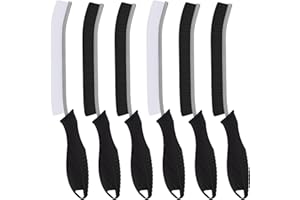 TQRR Brosse de Nettoyage - Brosse de Nettoyage à Poils Durs, Brosse Nettoyage Salle de Bain, Brosse à Coulis, Outils de Nettoyage pour Les Toilettes, la Maison, la Baignoire, la Fenêtre (6, Noir)