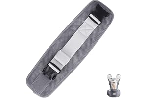 Bebamour Portabebé Hipseat Cintura Extensor 56.5 Pulgadas, Plus hasta 140 cm, 3D Air Grey