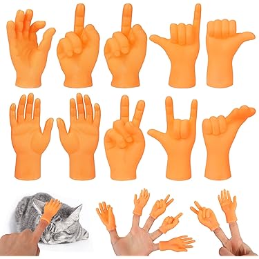 Fingerpuppen Set - 8 Tierfiguren Für Kreatives Spielen & Geschichtenerzählen