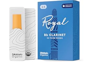 D'ADDARIO Rico Anches Rico Royal pour clarinette si bémol, force 2.5, pack de 10