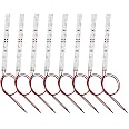 RANRAO Lot De 10 Lampadaires HO 1:87 Blanc Chaud - Modélisme Train Échelle HO