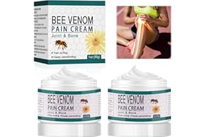Fengyang 2Pcs Bienengift-Schmerzcreme, Bee Venom Pain Cream, Bienengift-Schmerz- und Knochenheilungscreme, Bienengift-Creme gegen Schmerzen für Arm Taille, Hinterhand, Füße und Bein