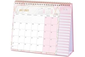 ARTFAN Desk Calendar 2023-2024 - Desk Calendar Runs from Jul. 2023 to Dec. 2024 with To-Do Lists, 2023-2024 Desk Calendar, Memo Pages, 26.7 x 21.8 x 7.8 cm