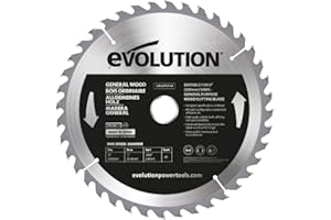 EVOLUTION POWER TOOLS Evolution GW255TCT-40 Lame TCT en bois général, 255 mm