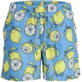 JACK &amp; JONES JPSTFIJI JJSWIM AOP SS24 LY JNR Deniz Şortu Erkek &ccedil;ocuk