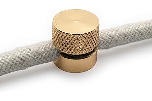 Amarcords - 3 Décentrateurs de presse-étoupe en aluminium avec réglage de câble visible. Pour lampes et suspensions. Couleur OR