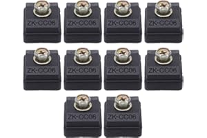 AEUN Connecteur de câble type T, connecteur de perforation d'isolation d'inserts en cuivre étamé professionnel de 10 pièces pour distribution d'énergie d'éclairage public résidentiel civil