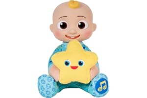 CoComelon Peek-A-Boo JJ 10” Feature Plush - Featuring Favourite Song, Phrases, and Sounds - Play Peek-A-Boo with JJ - Toys for Preschool and Kids