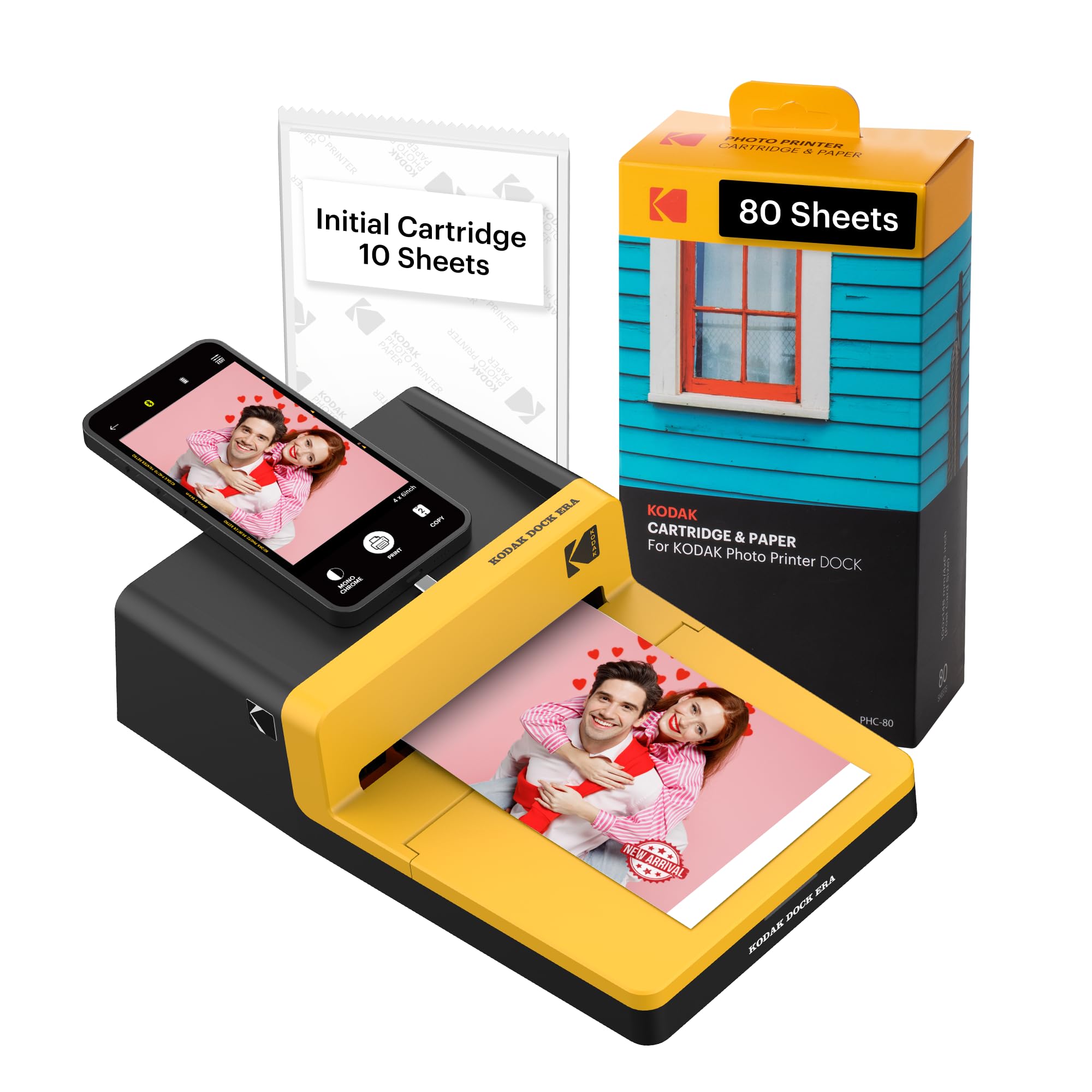 KODAK Dock ERA Plus 4PASS Instant Photo Printer Review and 90 Sheets Bundle