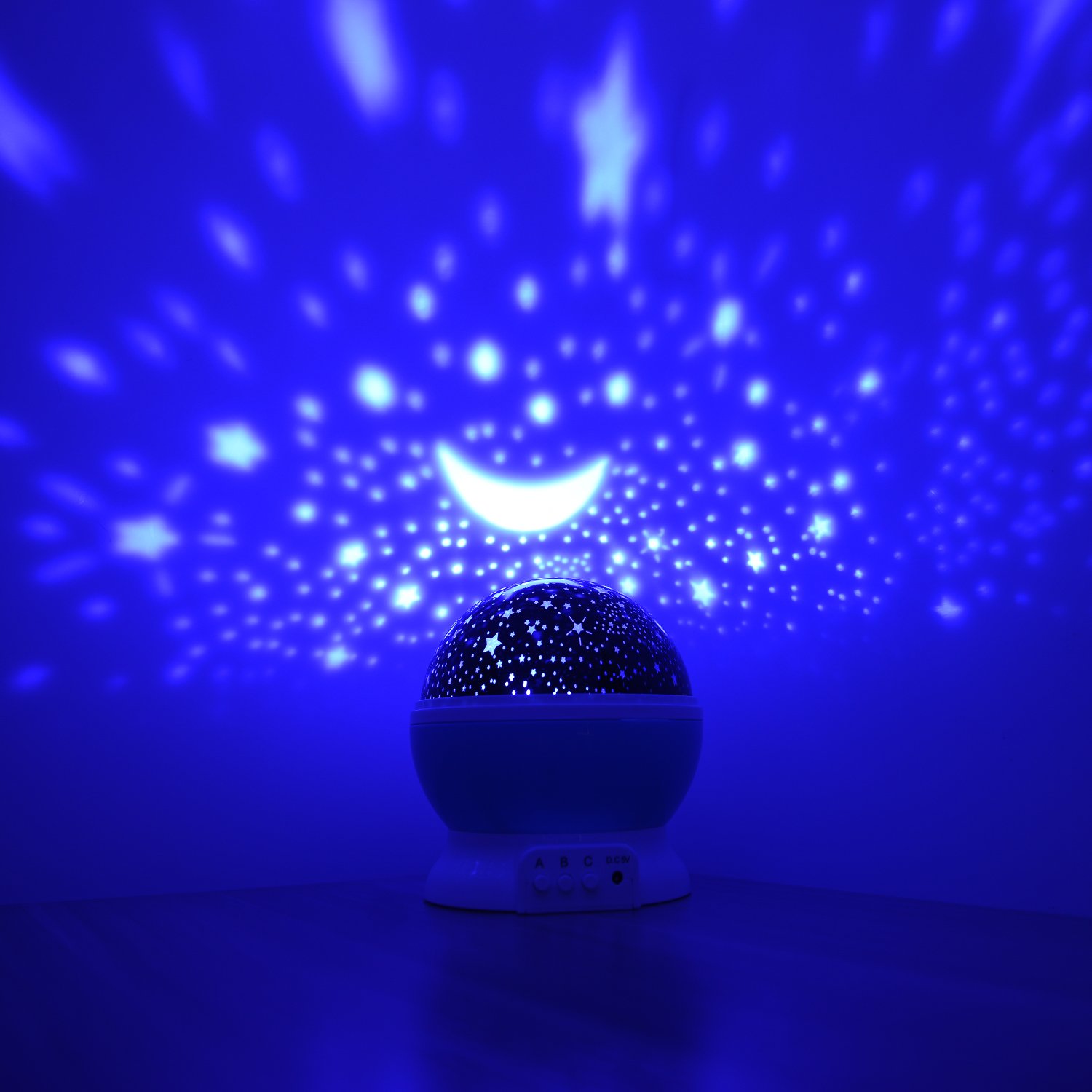 Veilleuse Enfants LED Projecteur Etoiles – Lampe de Projection LED