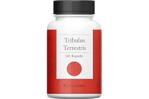 Phytochem Tribulus Terrestris 120 Kapseln, hochdosiert mit 1200 mg Tribulus Extrakt pro Kapsel, ohne Zusatzstoffe und laborgeprüft, 30 Tage Vorrat
