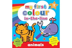 DISNEY Alligator Products Limited My First Colour In The Line Animals Colouring Book