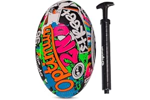 OPTIMUM Street Rugby Ball - Ausgeglichen und reaktionsfreudig für präzise Handhabung und Kick von Spitzenleistungs - Perfekt für Training und Spiel