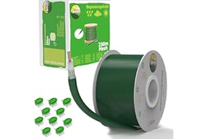 RASENFREUND Câble de délimitation en Maille de 250 m + 10 connecteurs de câble pour Tondeuse Robot Tondeuse à Gazon, kit d'accessoires de Fil de délimitation pour câble de Recherche