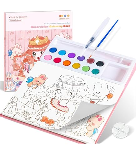 Cahier D'aquarelle Pour Débutants - Thème Noël, Avec Instructions Et Motifs Inspirants Pour Ados Et Adultes