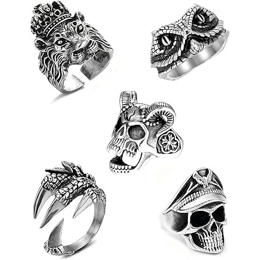 Anillos de Plata Hombre - Alta Calidad - Envío Rápido