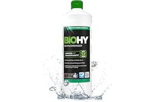 BiOHY Detergente per gioielli (Bottiglia da 1l) | Concentrato per ogni dispositivo a ultrasuoni | Pulizia sostenibile e delicata per orologi, occhiali (Schmuckreiniger)