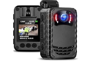 Mini kroppskamera, N9 Mini Body Camera Full HD 1296P Kroppsmonterad kamera Liten bärbar Night Vision Police Body Cam 8GB