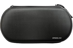 Speedlink Caddy Sacoche de Rangement pour Playstation Vita (Coque Rigide avec Rangements Intérieurs et Fermeture Éclair)