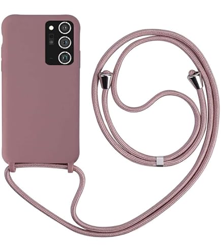 MEVIS Schutzhülle Mit Kette Für IPhone X/XS Max – TPU-Hülle Stoßfest, Handgelenkriemen, 150 Cm Verstellbar, Lotusfarben