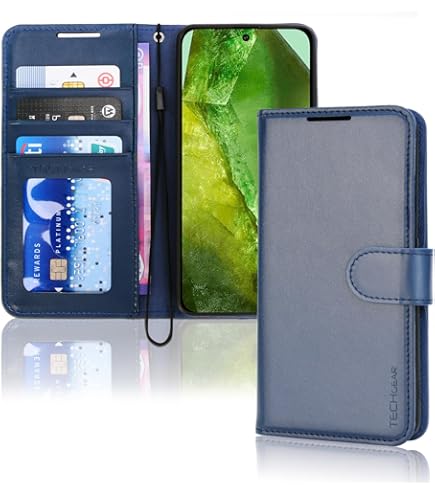 thumbnail image 2 of Moozy Wallet Case For Google Pixel 8A - Flip Cover With Card Holder, Kickstand, Magnetic Closure, Black 2 of 2