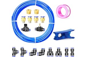 ERGAOBOY 6mm od bleu 10 mètres nylon tuyau d'air pneumatique Kit tuyau pour système de freinage de transfert de fluide
