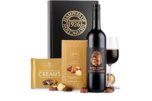 Thornton & France Red Wine & Chocolates Hamper Gift | Malbec Red Wine Plus Chocolate Praline Selection | Gift For All Occasions