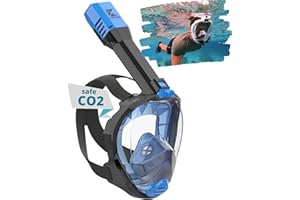 Khroom Full Face Snorkel Mask Adults |Designed in Germany | Premium Snorkeling Gear | Our BEST Snorkel Mask | Panoramic Snorkeling Fullface