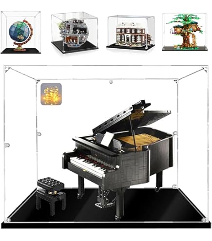 sourcing map Vitrine Box Acryl Box Durchsichtig Staubdicht Schutz für Sammlungen 21x16x11cm