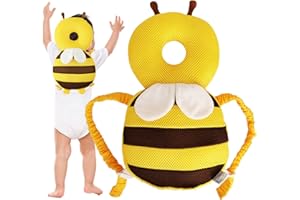 Kaxenig Protection Tête Bébé, Sac À Dos Réglable pour Tout-Petits, Protection du Dos Bébé pour 4-24 Mois Marcher en Rampant