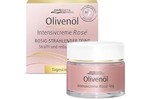 ‎MEDIPHARMA COSMETICS Olivenöl Intensivcreme Rosé Tagescreme - strafft und reduziert Falten - mit Rosé-Pigmenten - medipharma cosmetics - 50 ml