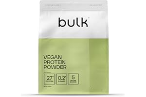 Bulk Proteína vegana en polvo, Sin sabores añadidos, 1 kg, 28 dosis