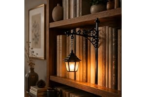 Bibliotekslykta Dekorativ Bokhyllebelysning, Läsbokhyllans Lampa Ljus för Bokälskare, Antik Led Spöke Bokhyllans Nisch Lampa