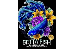 Betta Fish Coloring Book