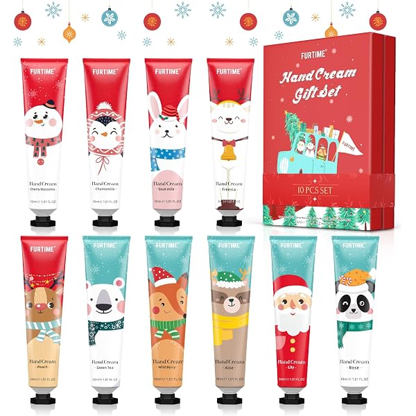 HASAIKA Handcreme Set – 5 Mini-Cremes Mit Fruchtduft, Feuchtigkeitsspendend, Für Trockene Hände
