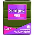 Sculpey Premo Sculpey Oven Bake Clay - Spanish Olive,10.41x5.59x5.08 cm
