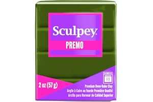Premo Sculpey PE2-5007 - Producto de escultura, color Verde Oliva
