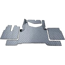 Tapis De Sol Matelassé Pour Renault Gama T - Antidérapant, Facile à Nettoyer, Protection Contre Boue Et Humidité - Design Bleu