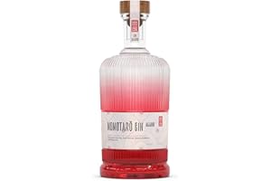 ‎MOMOTARŌ SPIRITS Momotarō Gin Akainu mit japanischen Botanicals: Yamazakura Kirsche, Erdbeere, Yuzu, 42% vol. (1 x 0.5 l) Vegan - Ideal als Geschenk!