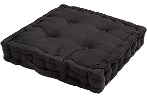 Home Sweet Home UK Adult Chunky Booster Cushion, Portable Breathable 100% Cotton Seat Pad for Car, Office, Home, Chair Cushion for Elderly Post-Operative, Wheelchair & More - 45cm x 45cm