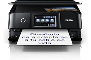 Epson Expression Photo XP-8700, Impresora Fotográfica WiFi A4 Multifunción 3en1 con Impresión Doble Cara (Dúplex), Pantalla Táctil, Bandeja Independiente Fotografía, Tinta 6 Colores, Negro